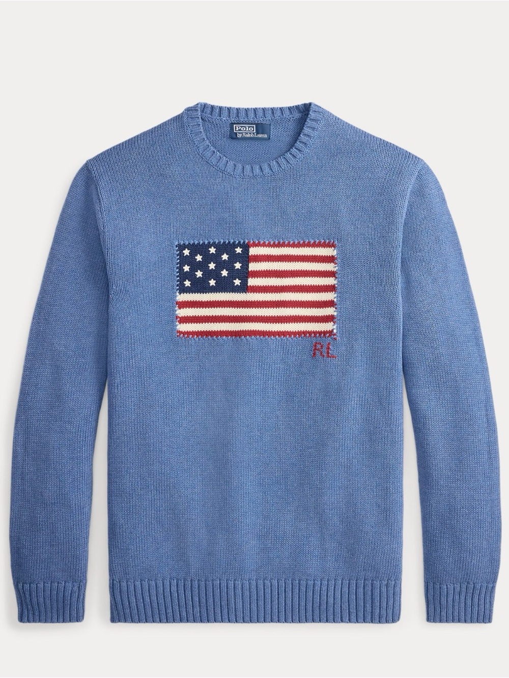 Polo by Ralph Lauren Iconic Flag Sweater in Blue